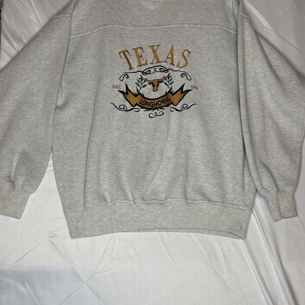Texas Longhorns Women's Cream Gameday Couture Slay Pullover Sweatshirt